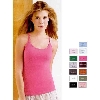 Anvil (R) - Colors - Ladies' 4.2 oz. ring spun cotton semi sheer spaghetti strap tank top.