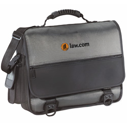 Law.com promotion - A Microtek Laptop Bag