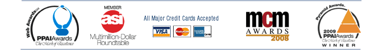Advertising Speciality Institute and Promotional Products Industry Association Web Site Awards