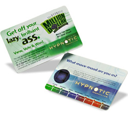 Hypnotic promotion - A Stress Monitor Card