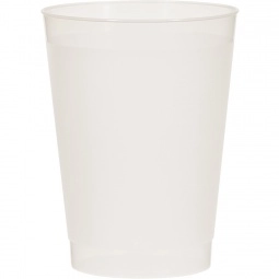 Clear Frosted Flexible Printed Stadium Cups - 10 oz. 