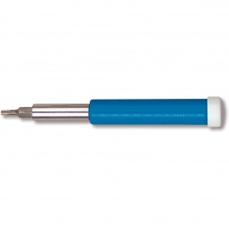 Blue Large Round 4 in 1 Magnetic Promo Screwdriver Set