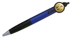 Promotional Color Dome Clip Click Custom Imprinted Pen with Soft Grip with Logo