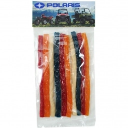 Full Color Licorice Twist Custom Candy in Header Bag - 10 pcs.