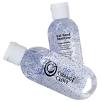 Promotional Blue Moisture Bead Tinted Gel Sanitizer - 2 oz. - Logo Printed with Logo