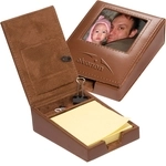 Promotional Soho Custom Desk Caddy & Photo Frame by LEEMAN NYC with Logo