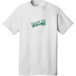 Port & Company® Budget Custom T-Shirt - White
