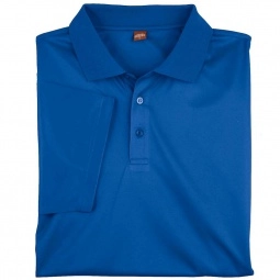 True Royal Harriton Polytech Custom Polo Shirt