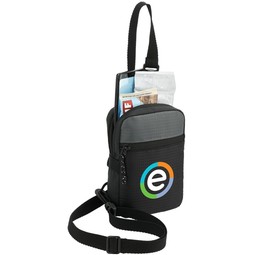 In Use NBN Trailhead Recycled Promotional Lanyard Pouch