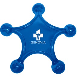 Translucent blue - Custom Logo Star Shape Massager