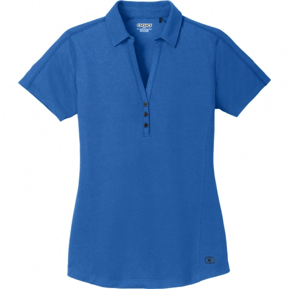 Electric Blue OGIO Onyx Pique Custom Polo Shirts 