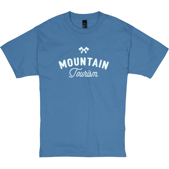 Denim blue Hanes Beefy-T Custom T-Shirt - Colors