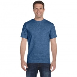 Heather blue Hanes Beefy-T Custom T-Shirt - Colors