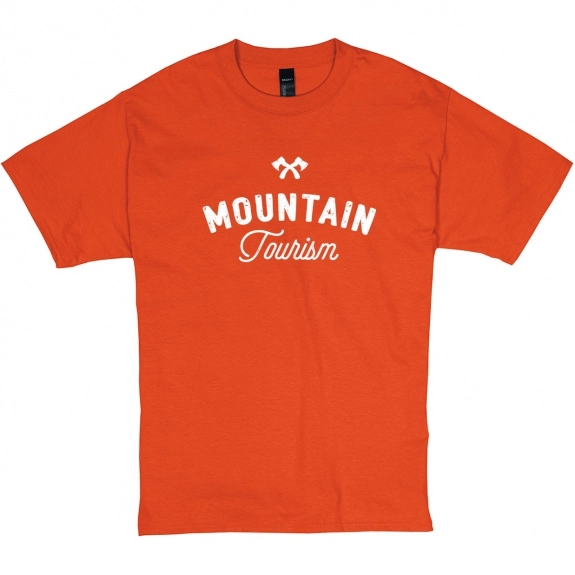 Orange Hanes Beefy-T Custom T-Shirt - Colors