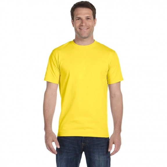 Yellow Hanes Beefy-T Custom T-Shirt - Front
