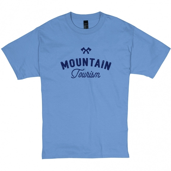 Carolina blue Hanes Beefy-T Custom T-Shirt - Colors