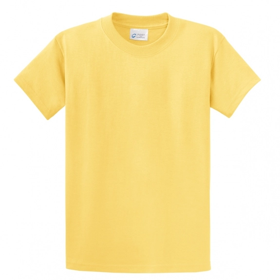 Yellow Port & Company Essential Logo T-Shirt - Men's - Colors