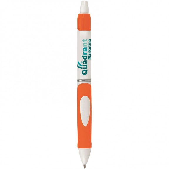 Orange Splash Click Custom Pen