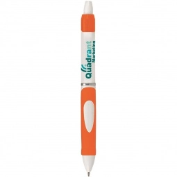 Orange Splash Click Custom Pen