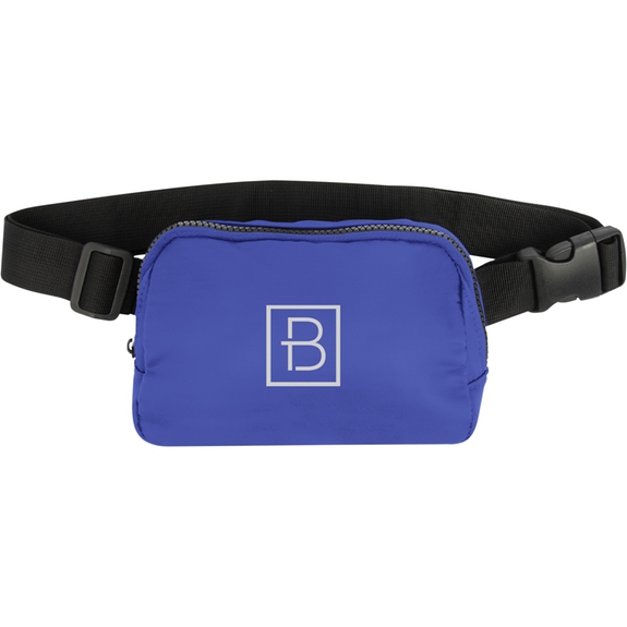 Royal blue Anywhere Custom Logo Belt Bag