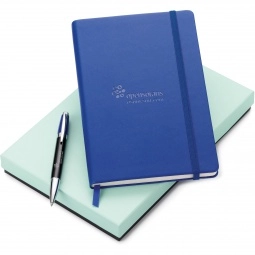 Dark Blue Neoskin Journal & Pen Gift Set 