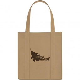 Non-Woven Grocery Custom Tote Bags - 12"w x 13"h x 8"d