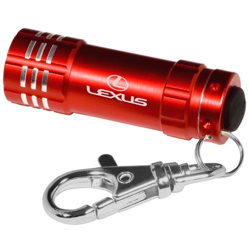 Micro LED Custom Flashlight w/Keychain Promotional Flashlight ePro