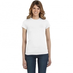 Anvil Fashion Custom T-Shirt - Juniors - White