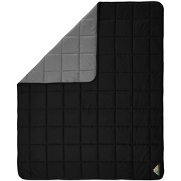 Black - CORE365 Prevail Packable Branded Blanket