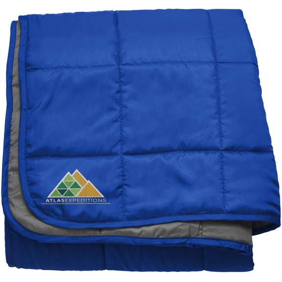 Folded - CORE365 Prevail Packable Branded Blanket