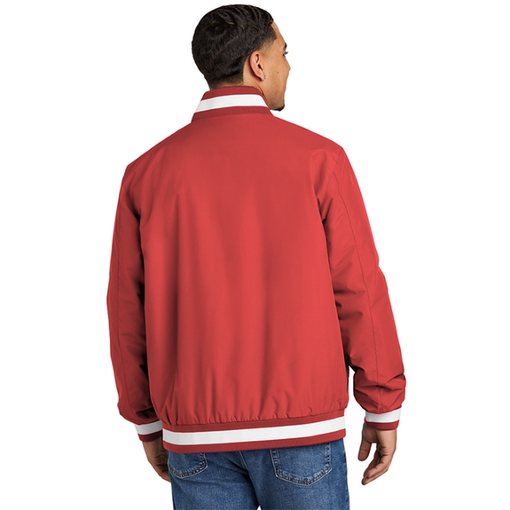 Back - Sport-Tek&#174; Insulated Branded Varsity Jacket