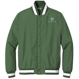 Forest green - Sport-Tek&#174; Insulated Branded Varsity Jacket