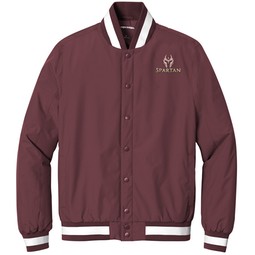 Maroon - Sport-Tek&#174; Insulated Branded Varsity Jacket