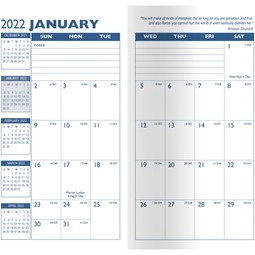 Open - Executive Monthly Custom Pocket Planner 
