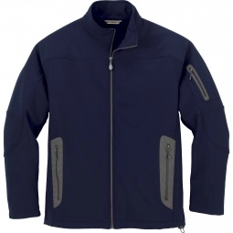 Classic Navy North End Soft Shell Technical Promotional Jacket - Men's