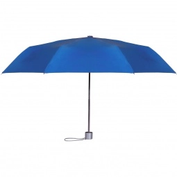Royal Blue Telescopic Folding Promotional Umbrellas