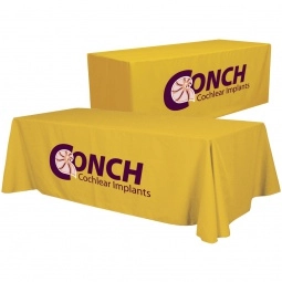 Yellow Convertible Custom Table Cover - 6 ft. - 8 ft.