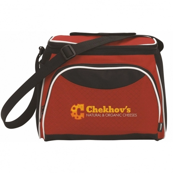 Red Easy-Open Promotional Cooler Bag by Koozie