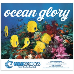 White Ocean Glory - 13 Month Appointment Custom Calendar