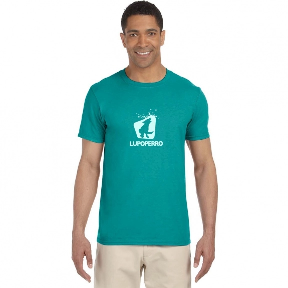 Gildan Softstyle Custom T-Shirt - Men's - Jade Dome