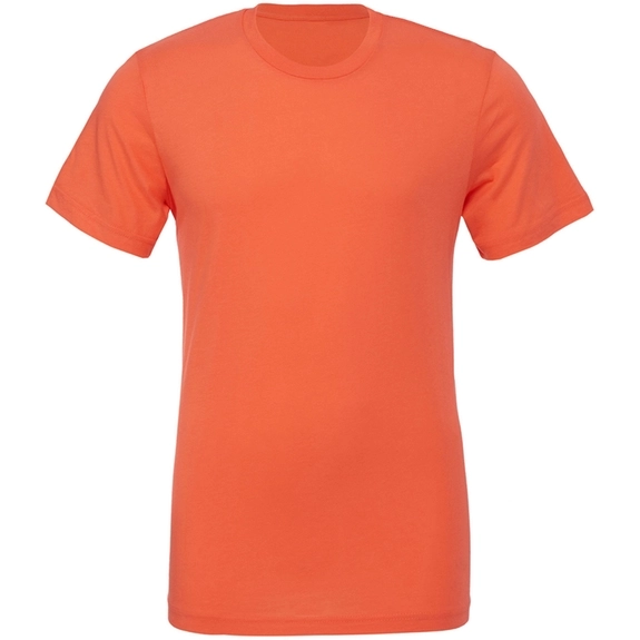 Coral Bella + Canvas&#174; Short-Sleeve Unisex Custom Jersey T-Shirts - Col