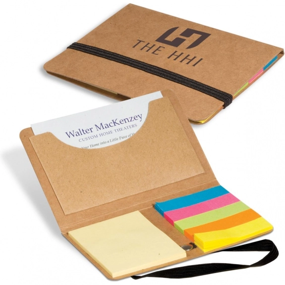 Natural Business Card Custom Sticky Note Pack