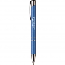 Blue - Metallic LED Executive Promotional Pen