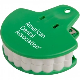 Green Munch-it Mouth Shaped Promotional Bag Clip 