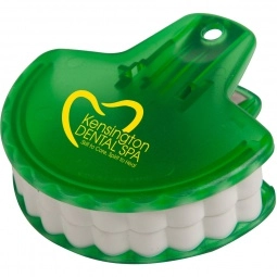 Translucent Green Munch-it Mouth Shaped Promotional Bag Clip 