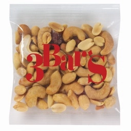 Clear - Mixed Nuts Promotional Snack Pack - 2 oz.