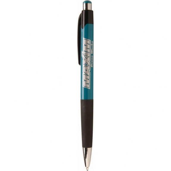 Teal Mardi Gras Promotional Pen