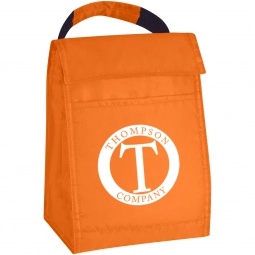 Orange Budget Insulated Custom Lunch Bag