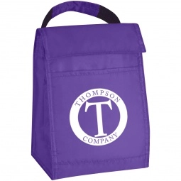Purple Budget Insulated Custom Lunch Bag