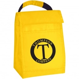 Yellow Budget Insulated Custom Lunch Bag